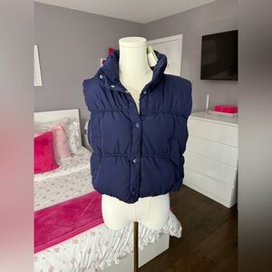 Navy Puffer Vest